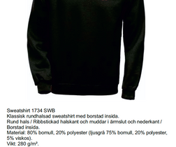 Sweatshirt 540 kr